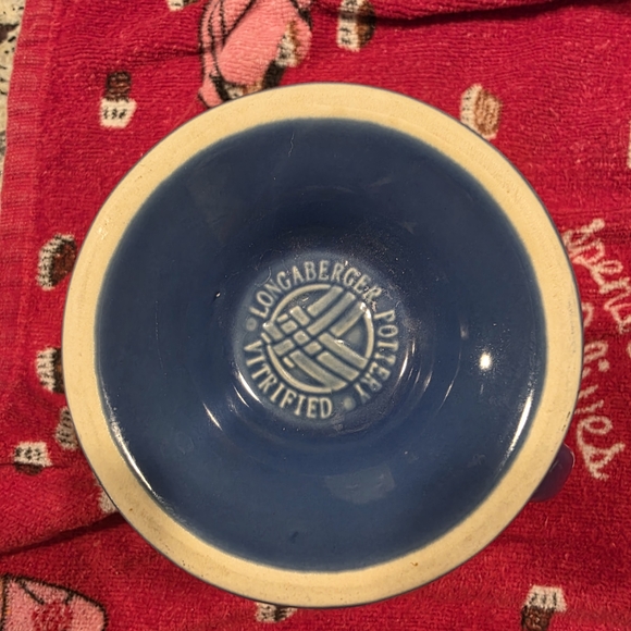 Longaberger Classic Blue Mug - Picture 2 of 5